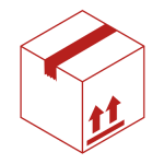 Box with up arrow icon