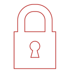 Red Locked Icon