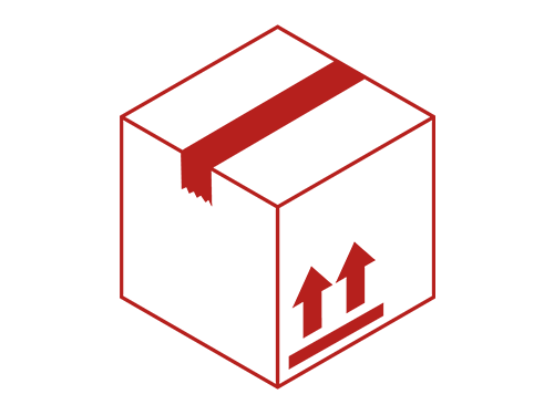 Box with up arrow icon