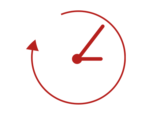 Time arrow icon